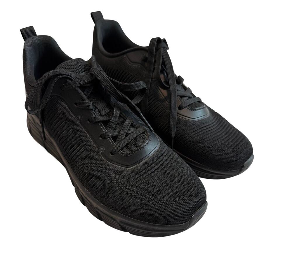 Skechers Bobs B Flex Hi Flying Hi Black Womens Athletic Sneaker Size 8.5